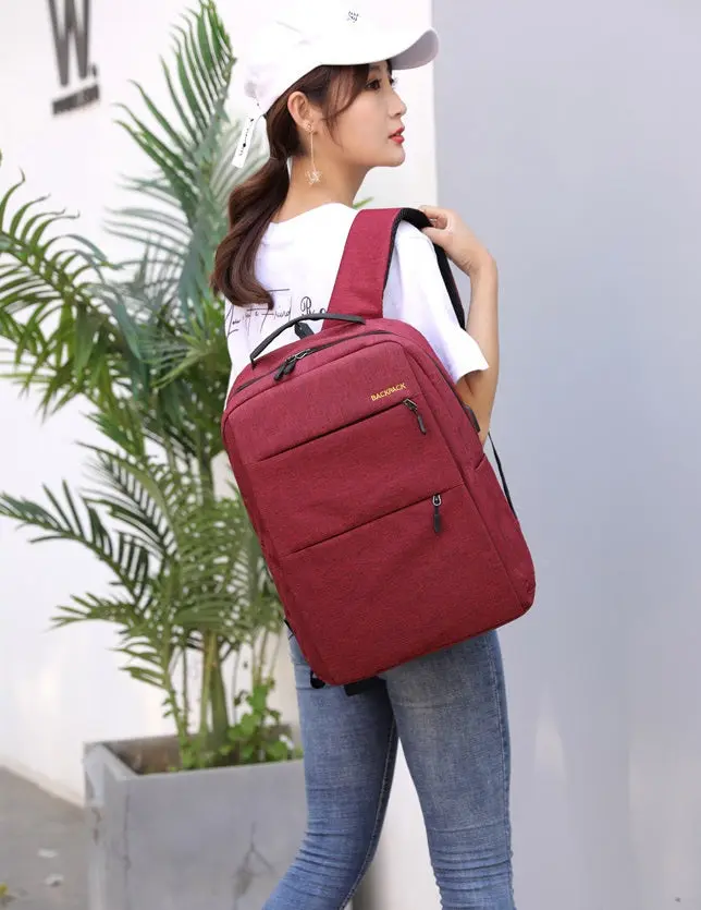 3Pcs Sets Men & Women Waterproof Backpack Without USB Port 4105 - Image 4