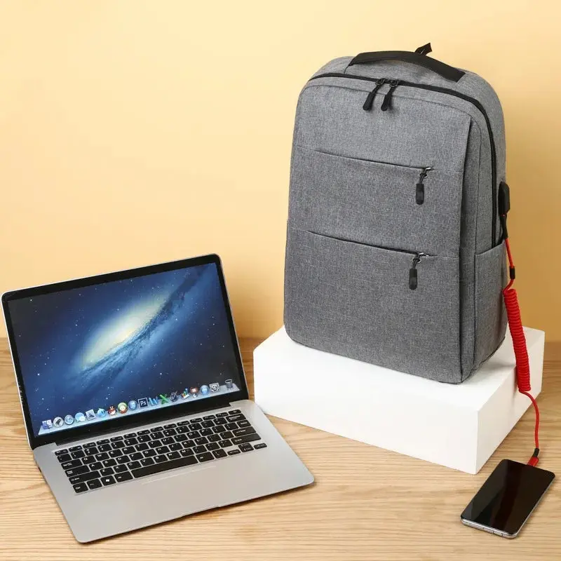 3Pcs Sets Men & Women Waterproof Backpack Without USB Port 4105 - Image 5