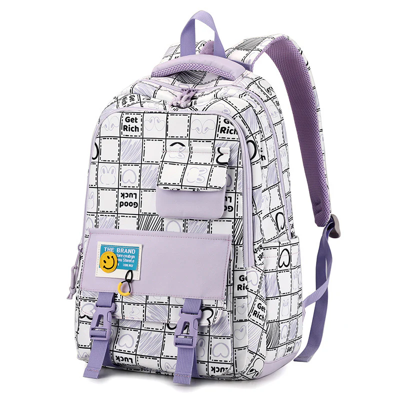 New High School Student School Backpack 1370 - Image 2