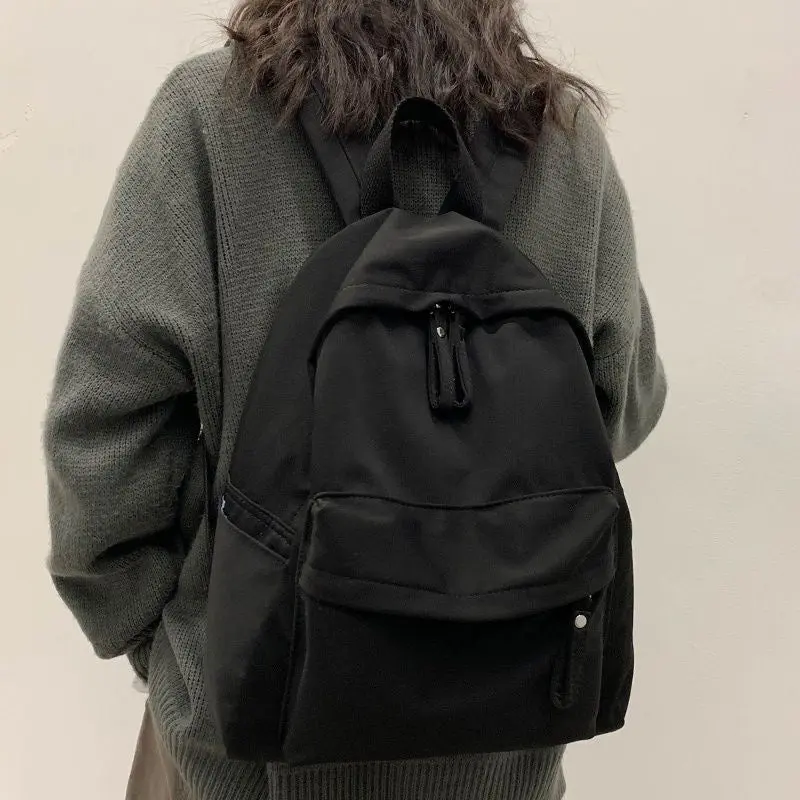 Zip Cotton Backpack Bag 7038 - Image 2