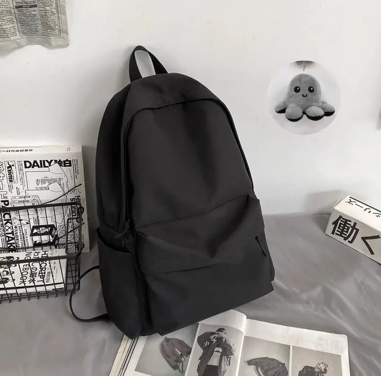 Zip Cotton Backpack Bag 7038 - Image 3