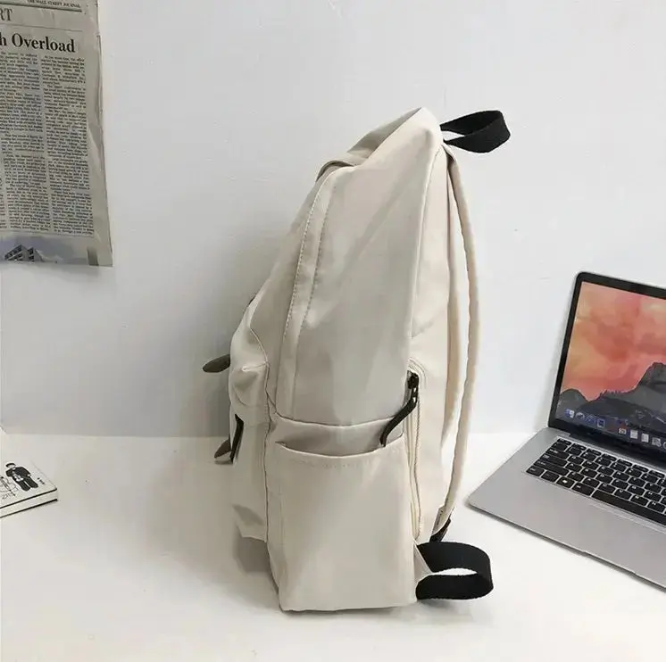 Zip Cotton Backpack Bag 7038 - Image 4