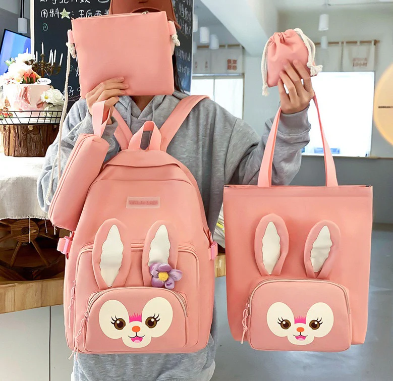 5 Pcs Set Backpack for Girls 2025 - Image 2