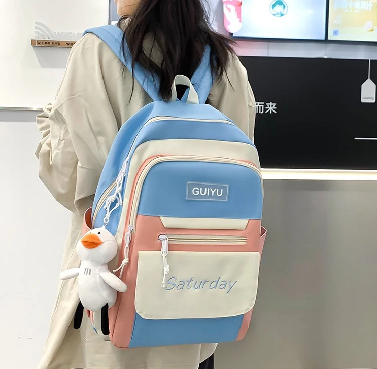 5Pcs Set Backpack for Girls 4146 - Image 3