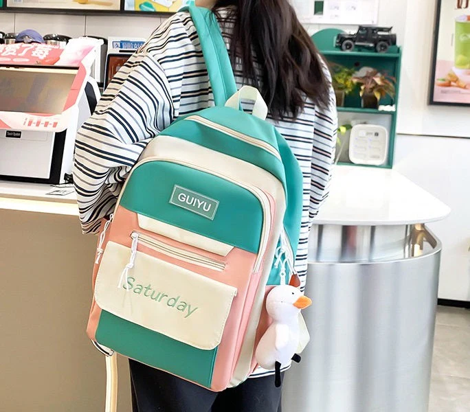5Pcs Set Backpack for Girls 4146 - Image 3