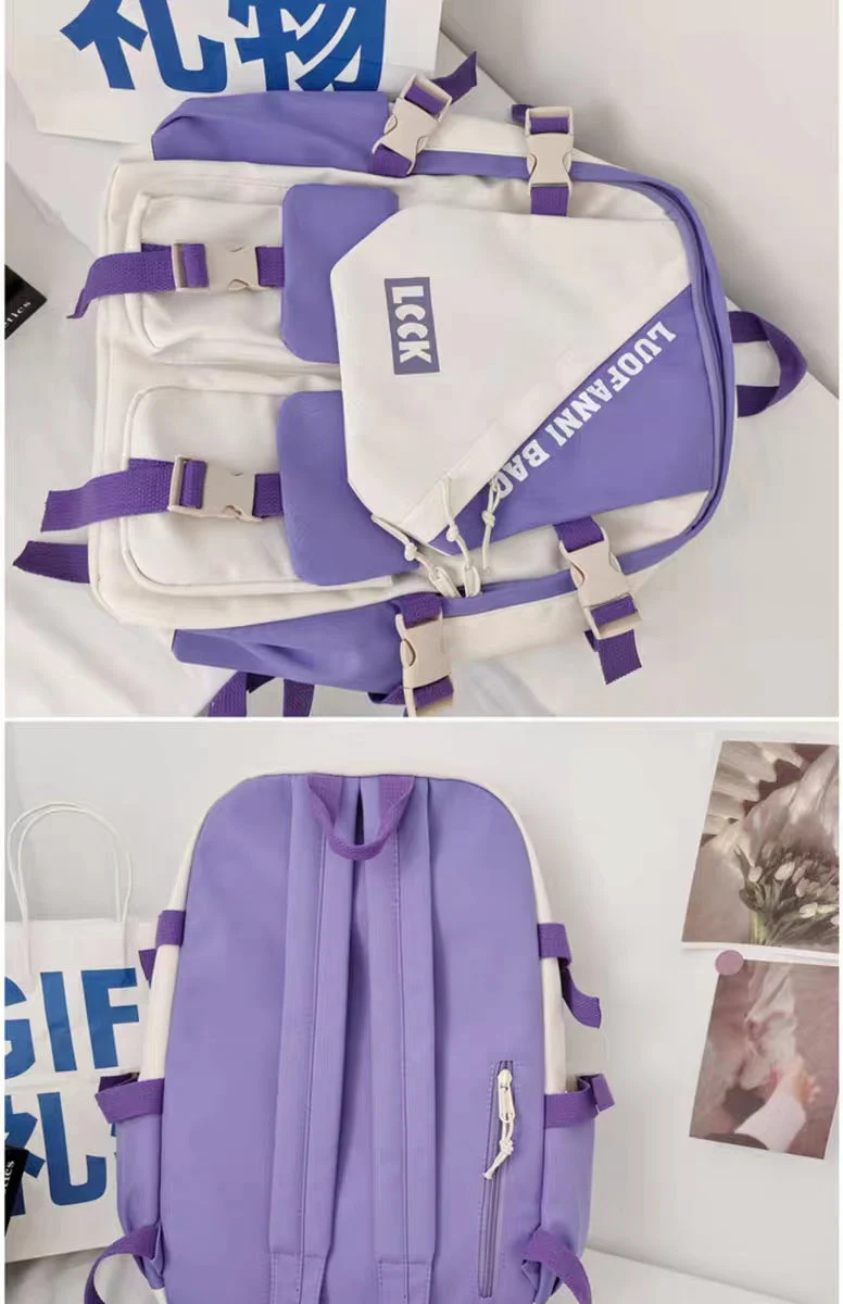 Girls Backpack Without Batches 4239 - Image 4
