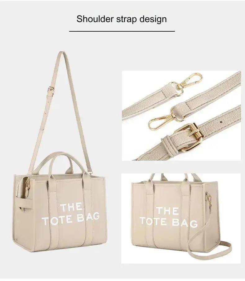 Women PU Leather Tote Bag for University, Office & Travel 420 - Image 11
