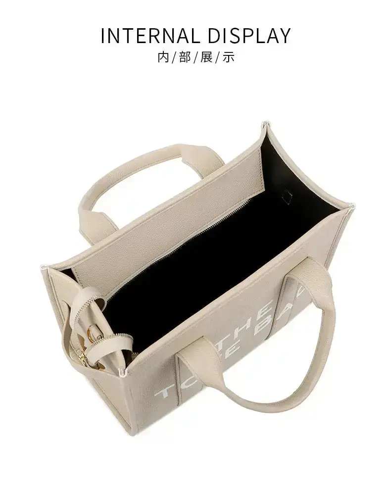 Women PU Leather Tote Bag for University, Office & Travel 420 - Image 9