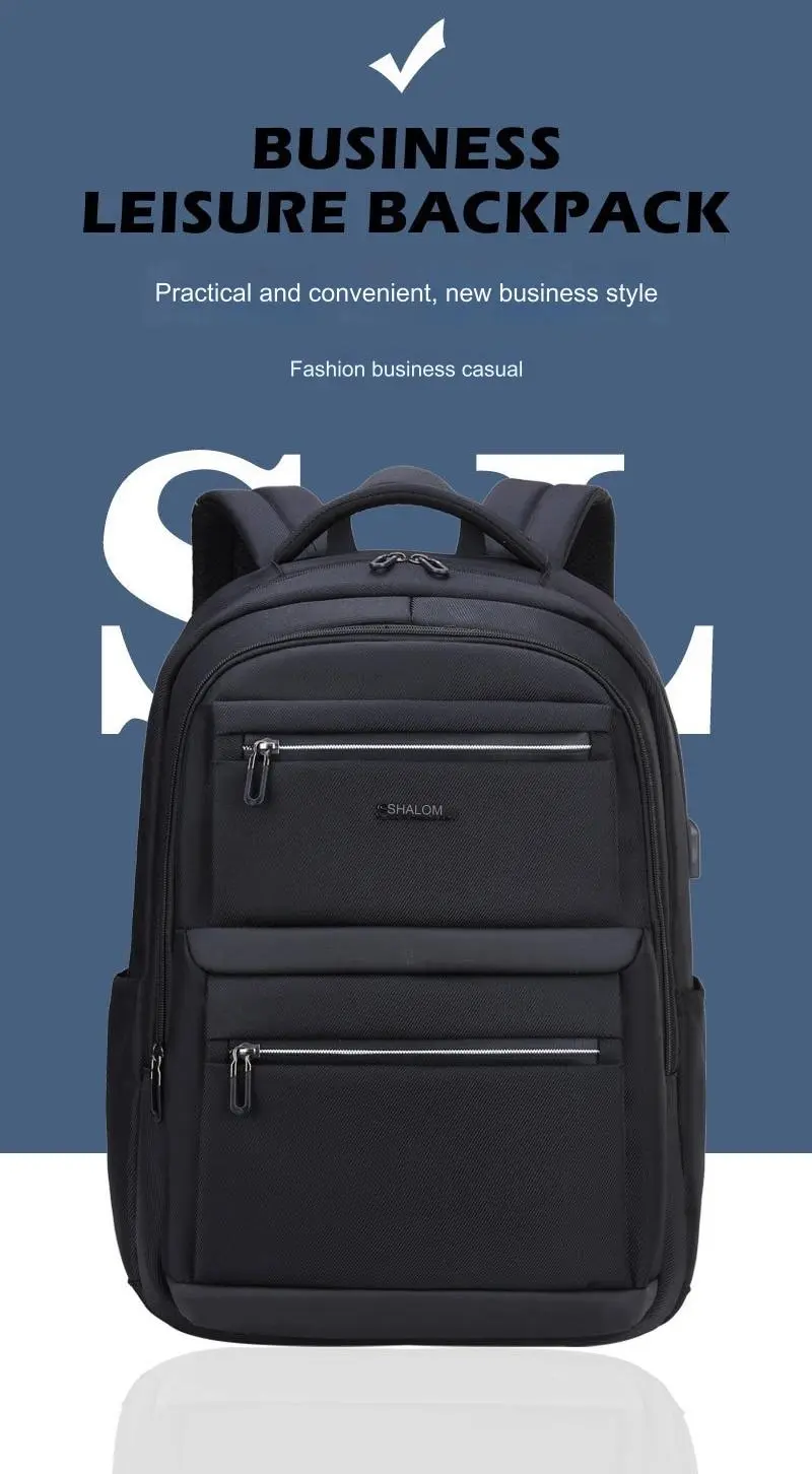 Anti-theft Business Laptop Backpack Bag for Men Women with USB Charging Port 1229 - Image 7
