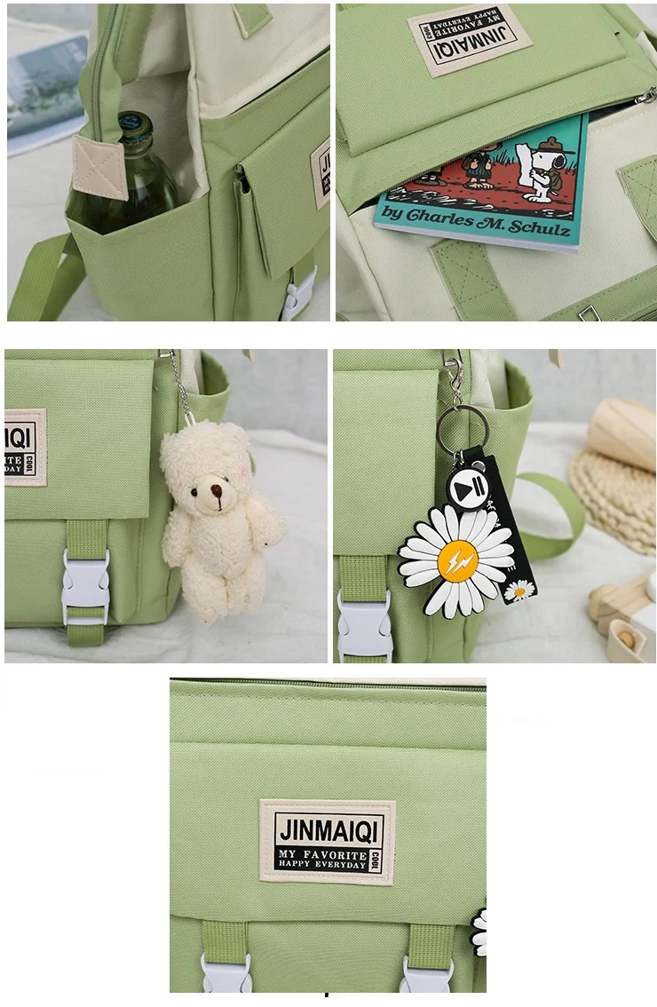 Kawaii 4 Pcs Set Baby Nappy Changing Bag HB14 - Image 7