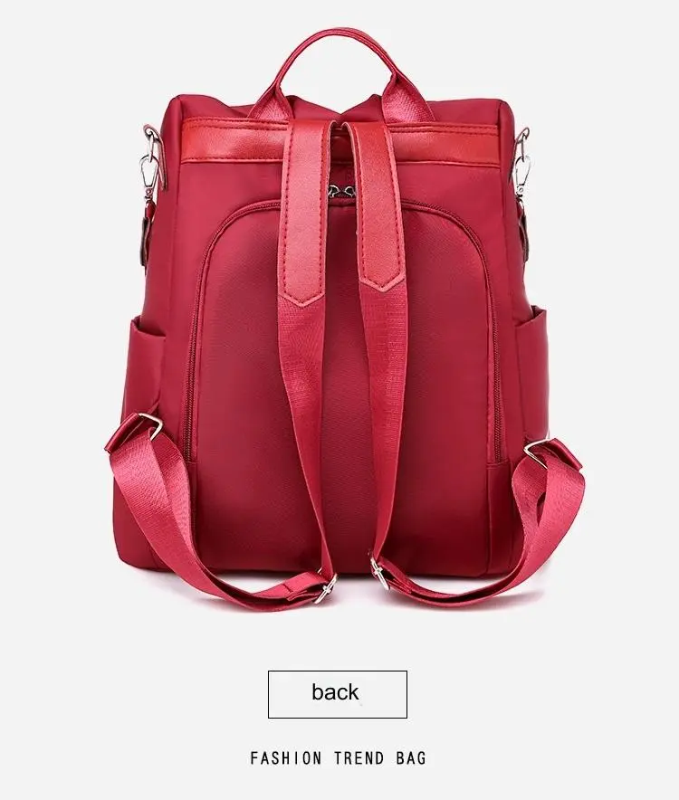 Simple Embroidery backpack. Multiple way To Carry. 1213 - Image 7