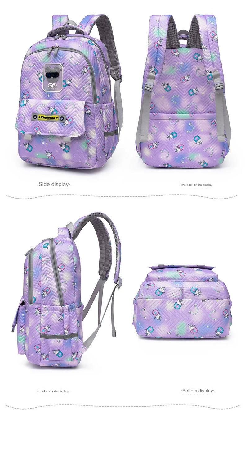 Kids and Women Backpack With Special Gradient Decorative Design MS17 - Image 3
