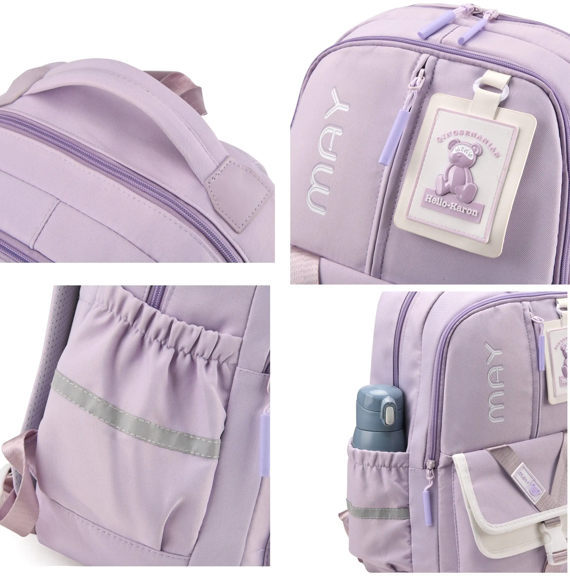 Durable Korean Vibe Unisex Backpack MS21 - Image 10