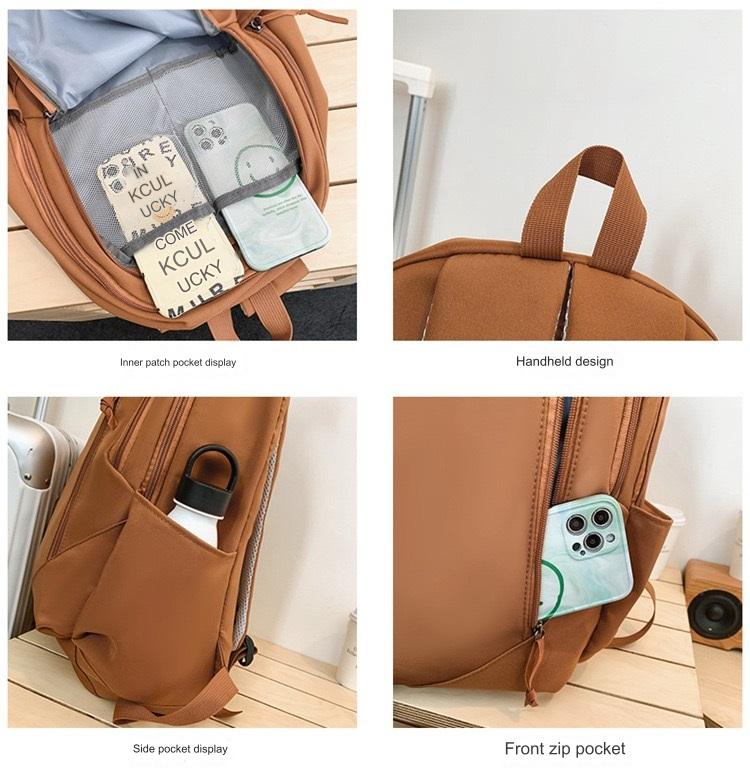 Fashion Campus Backpack School Bag Large Capacity 10 - Image 11