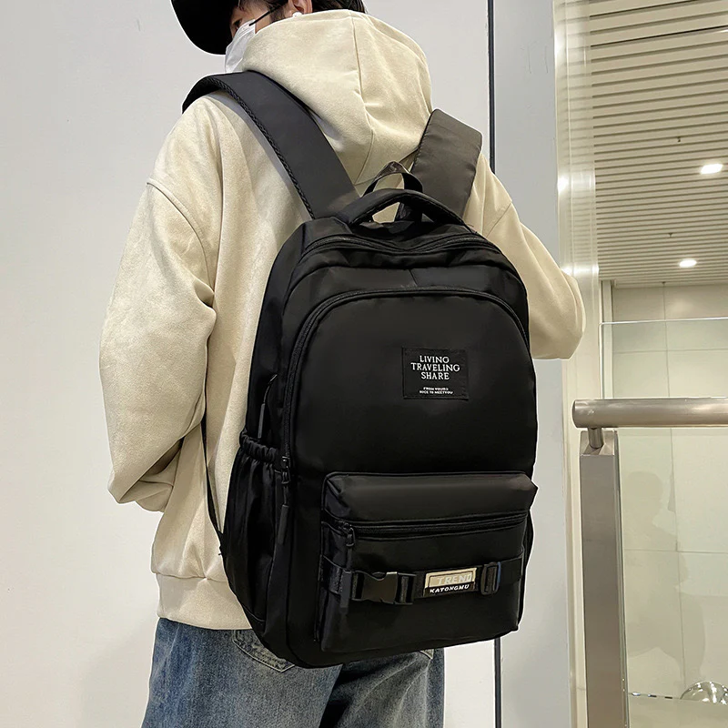 Backpacks Waterproof Multi-Pocket Nylon Backpack 1243 - Image 3