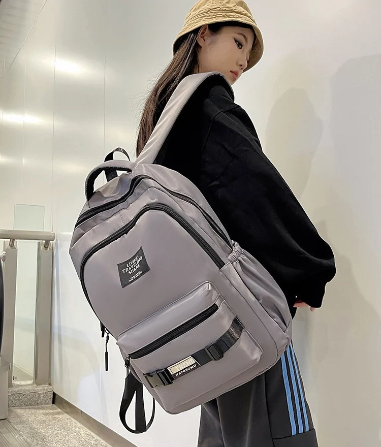 Backpacks Waterproof Multi-Pocket Nylon Backpack 1243 - Image 11