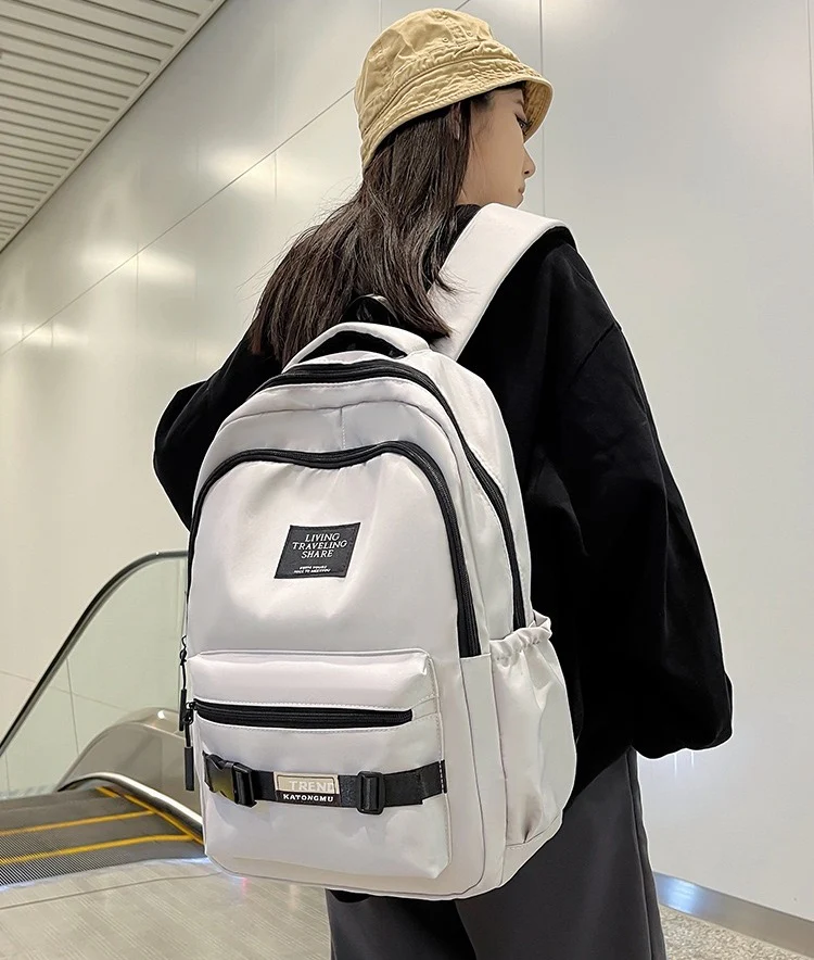 Backpacks Waterproof Multi-Pocket Nylon Backpack 1243 - Image 2