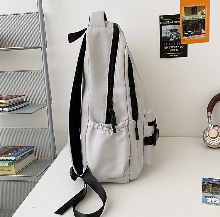 Backpacks Waterproof Multi-Pocket Nylon Backpack 1243 - Image 6