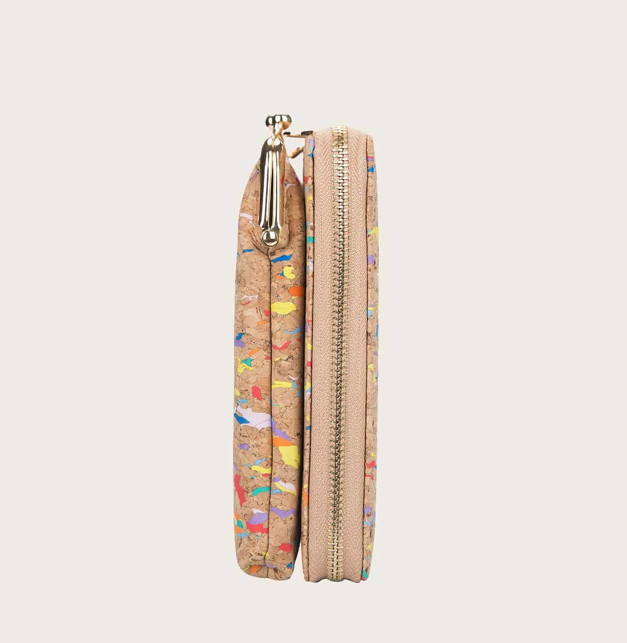 Baellerry Letter Patched Detail Colorblock Chain Phone Wallet 6003 - Image 4