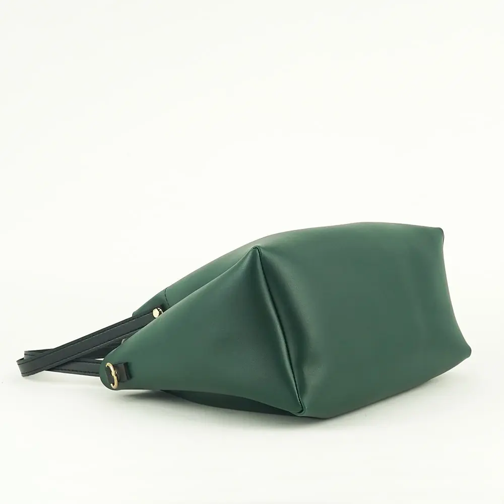Green 2 in 1 Ladies Tote Bag 8850-2 - Image 9