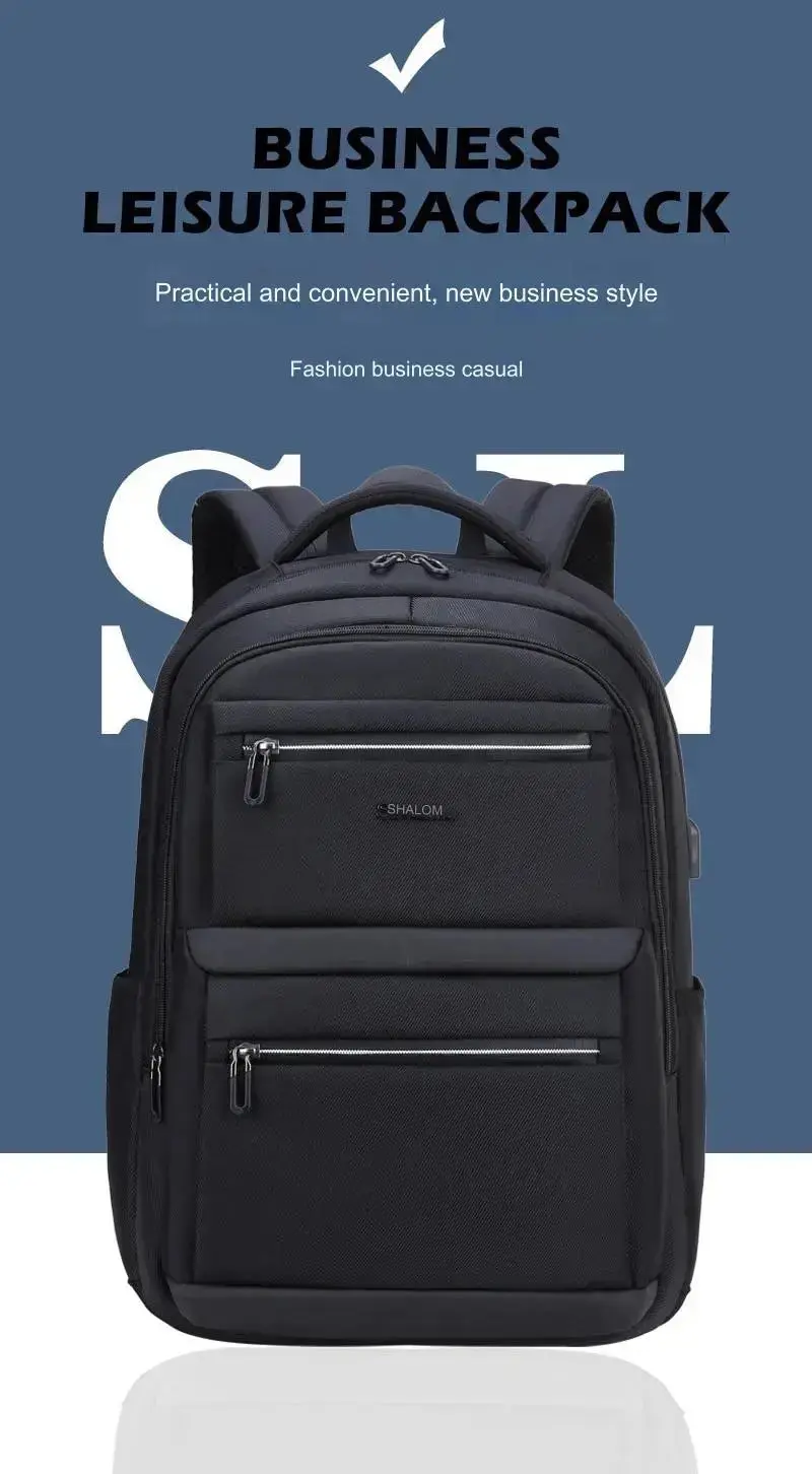 Anti-theft Business Laptop Backpack Bag for Men Women with USB Charging Port 1229 - Image 6
