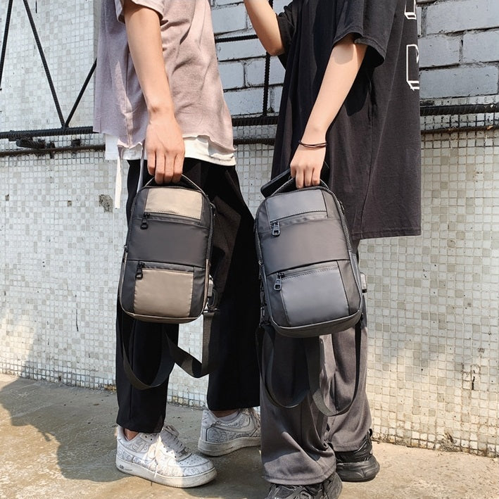 Men's functional messenger bag trendy Design 4108 - Image 7