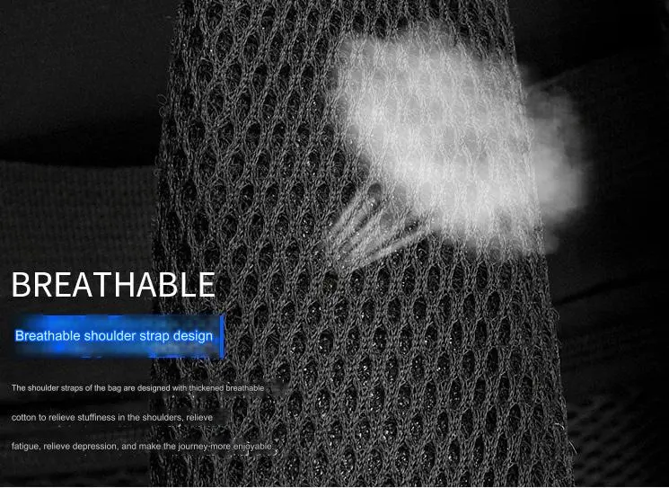 GB School Bag 1215 Business Office Work Men's Backpack Multifunctional Laptop Waterproof Oxford Cloth School Bag - Image 11
