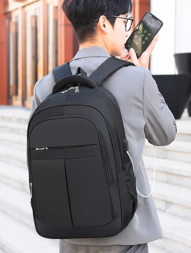 GB School Bag 1215 Business Office Work Men's Backpack Multifunctional Laptop Waterproof Oxford Cloth School Bag - Image 2