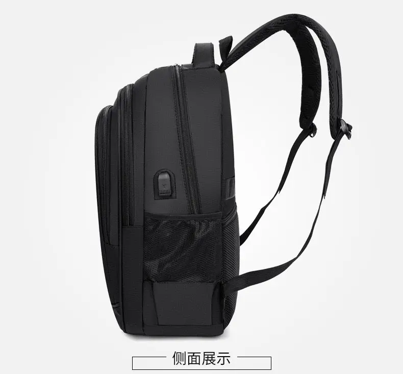 GB School Bag 1215 Business Office Work Men's Backpack Multifunctional Laptop Waterproof Oxford Cloth School Bag - Image 5