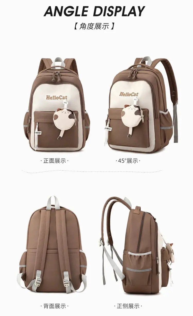cute school bag korean style kawaii school backpack girl bag 1239 - Image 7