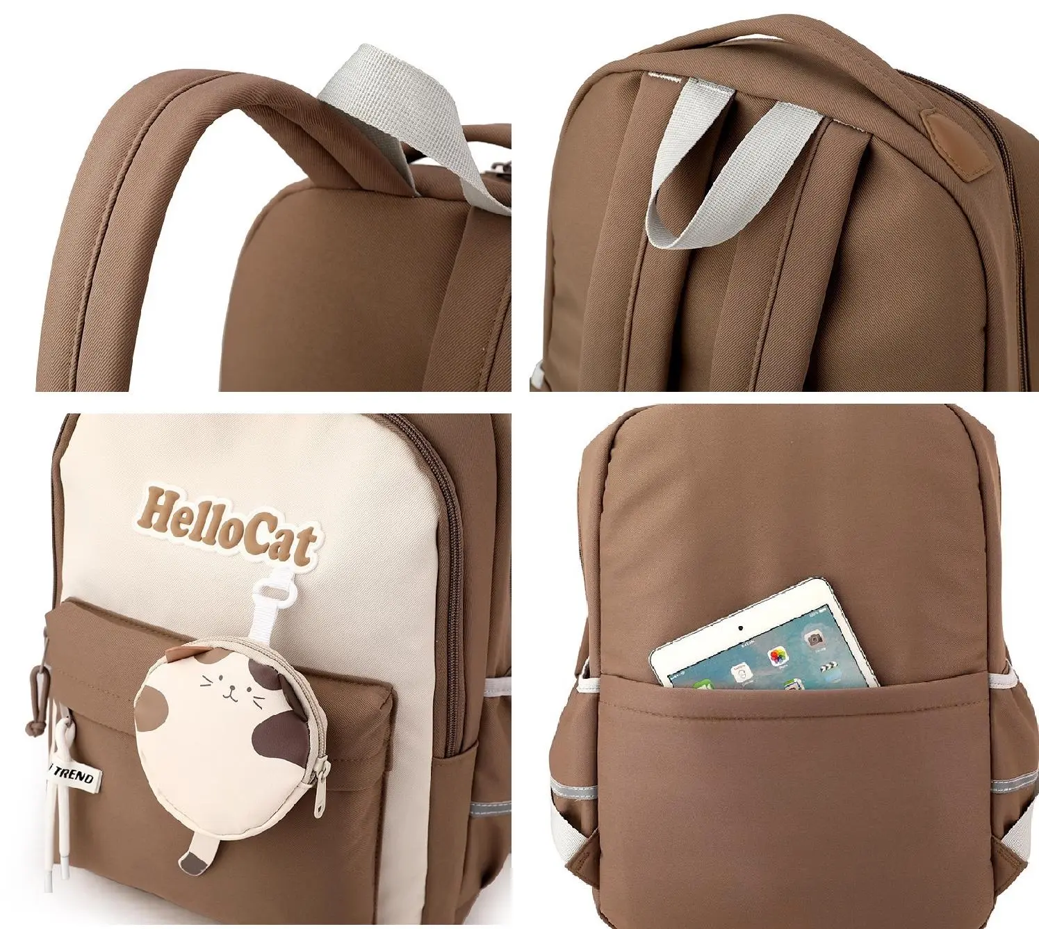 cute school bag korean style kawaii school backpack girl bag 1239 - Image 8
