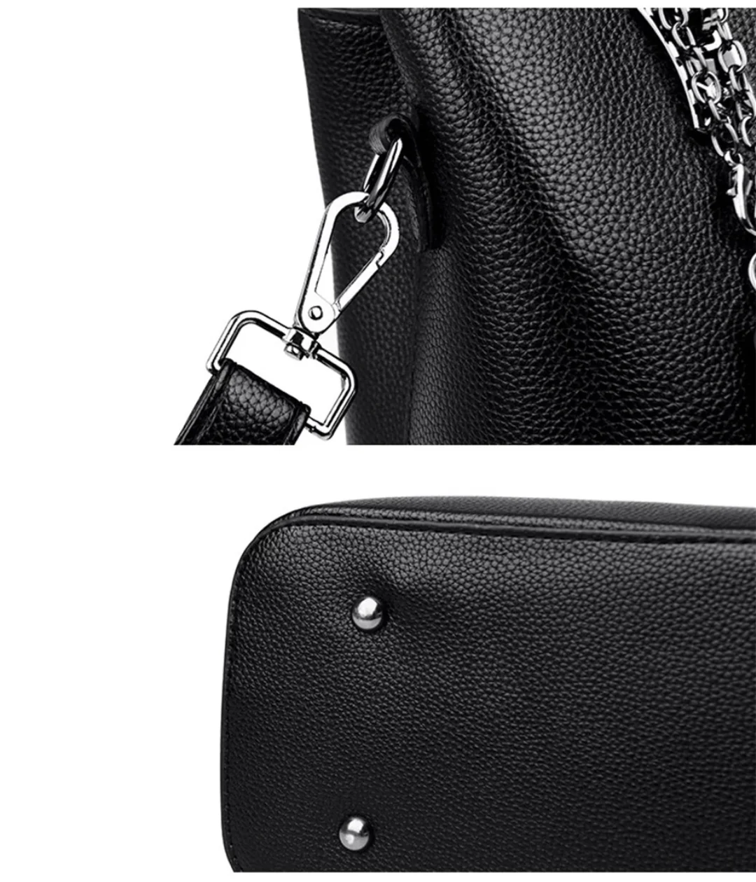 Girls Check Leather Handbags | Stylish & Functional | Makeup Bag 6910-5 - Image 6