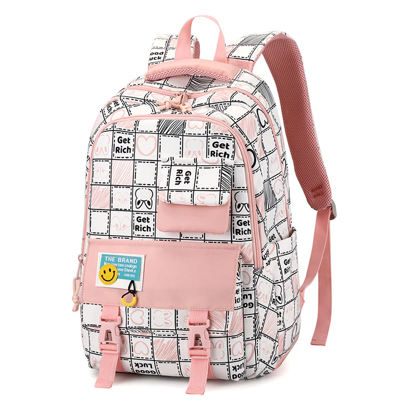 New High School Student School Backpack 1370 - Image 2