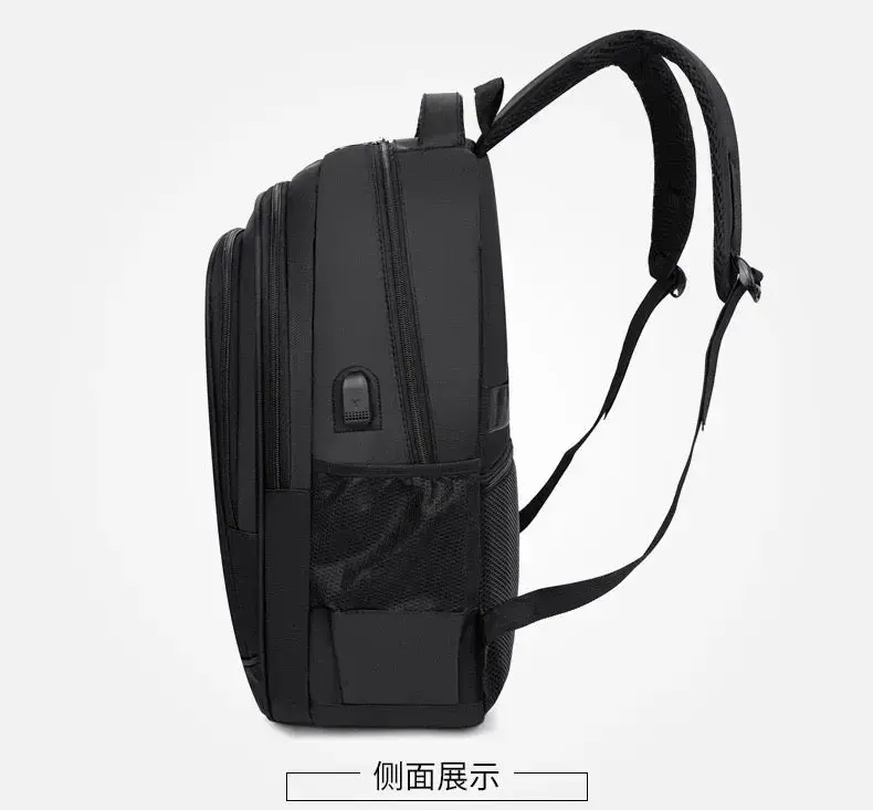 GB School Bag 1215 Business Office Work Men's Backpack Multifunctional Laptop Waterproof Oxford Cloth School Bag - Image 6