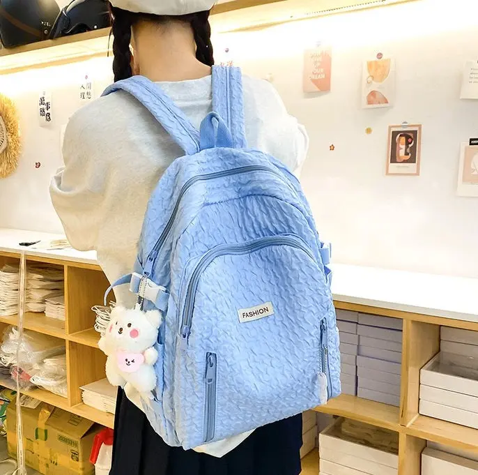 Student Backpack Fashionable And Minimalist 1236 - Image 2