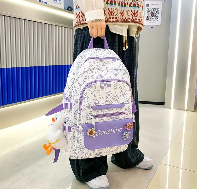 Durable Backpack For Girls 612-5 - Image 2