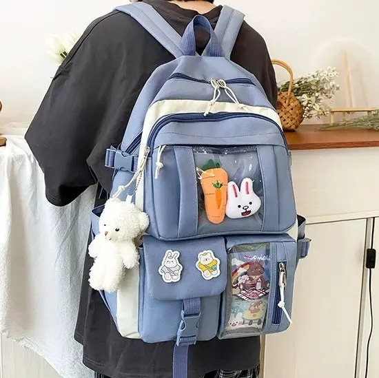 5 pcs Bunny Bag Travel Multifunctional Large Capacity Canvas Bag 978 - Image 2
