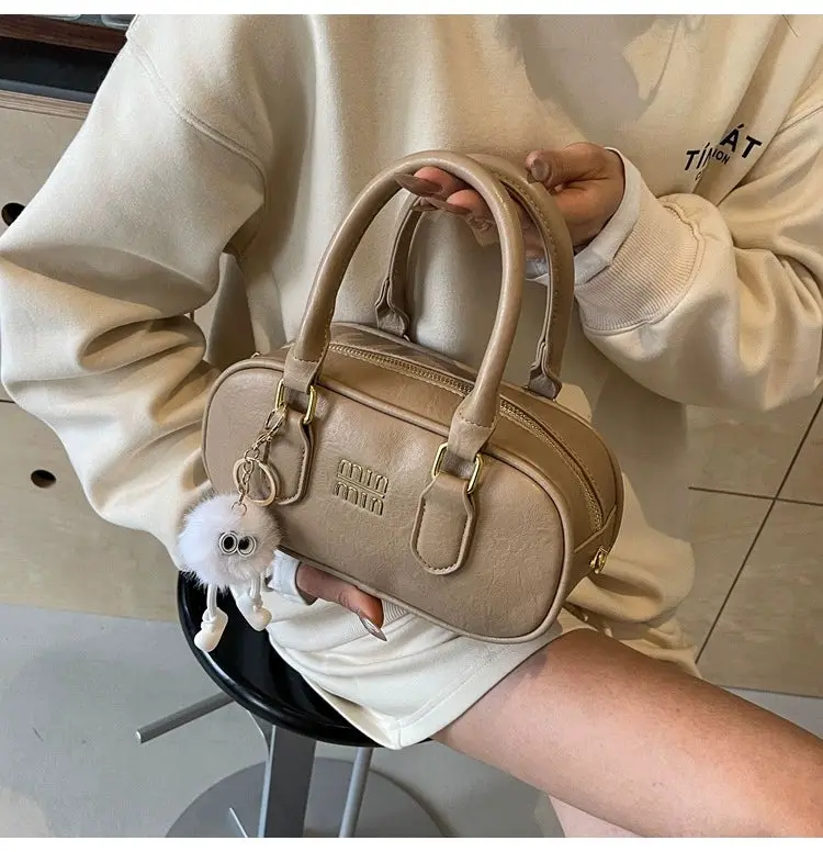 MIN MIN Women Leather Crossbody Bag Without Keychain 407 - Image 3