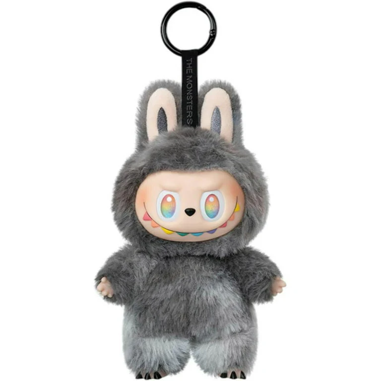 Black Labubu Big Into Energy Monster Keychain - 1 PC