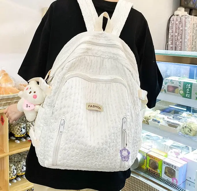Student Backpack Fashionable And Minimalist 1236 - Image 2