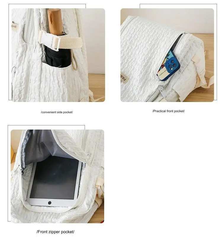 Student Backpack Fashionable And Minimalist 1236 - Image 6