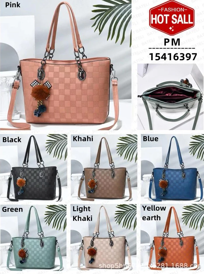 skin  Leather Handbag for ladies 993-5 - Image 2