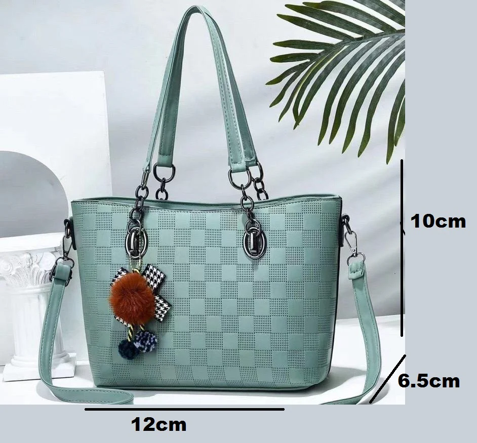 skin  Leather Handbag for ladies 993-5 - Image 3