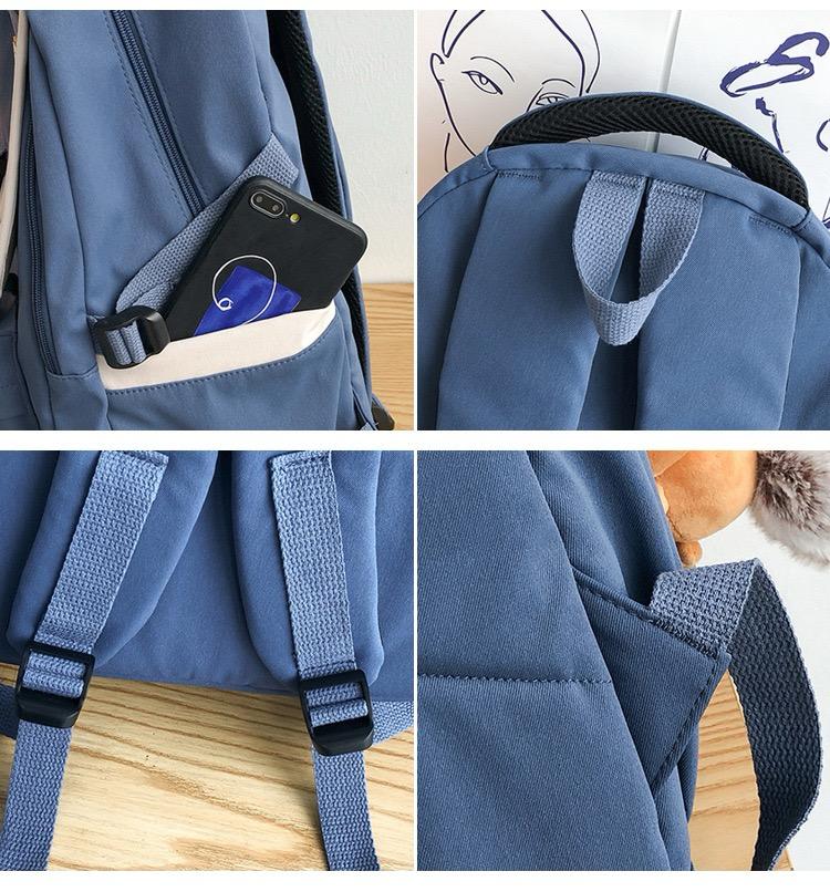 Black School back pack For Women 4221 - Image 5