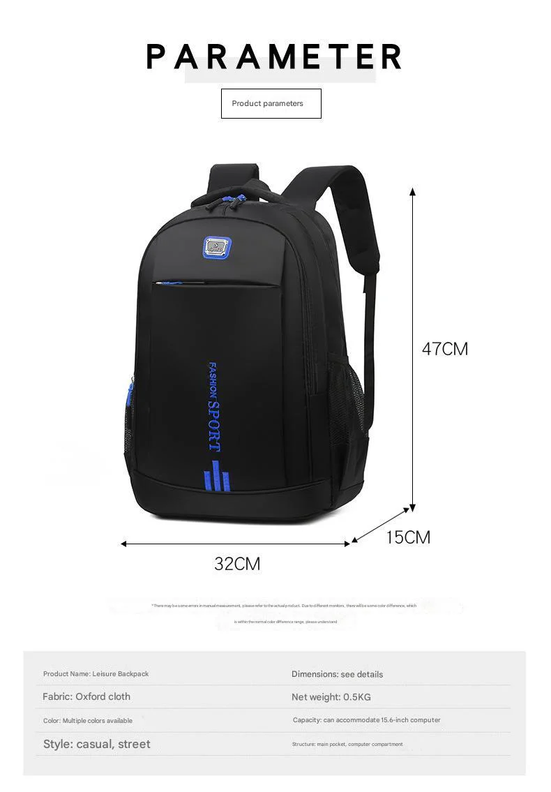 Men's Waterproof & Scratch-Resistant Backpack 1237 - Image 6
