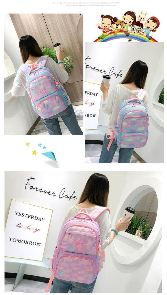 Pink Simple School College Bag 4226 - Image 2