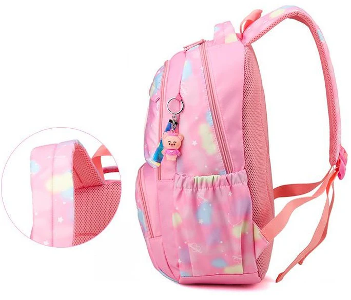 Pink Simple School College Bag 4226 - Image 5