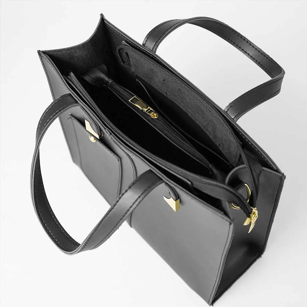 Black Womens Tote Bag 564 - Image 4