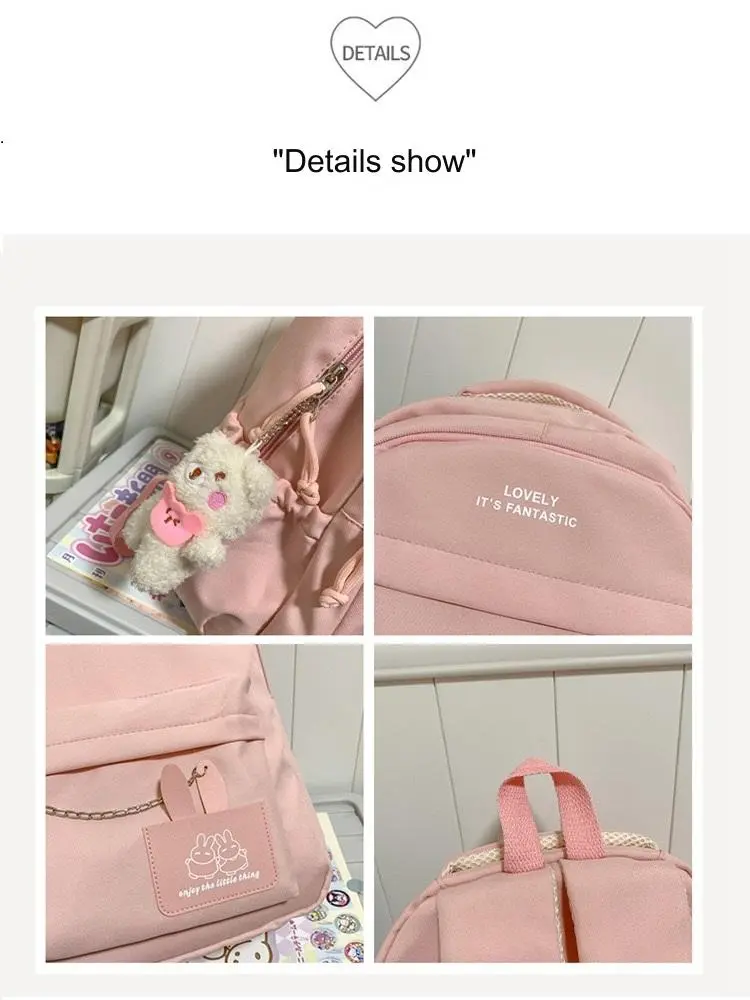 Large Capacity School Backpack Lightweight Women's Travel Shoulder Bags 1688-13 - Image 8