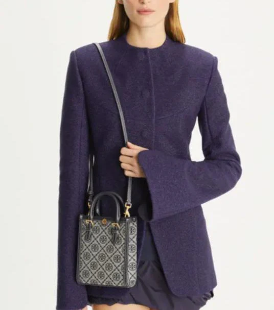 Tory Burch Monogram Mini Tote Bag 4484 - Image 2